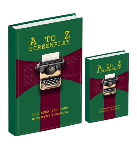 3D mockups of the A to Z Screenplay e-book
